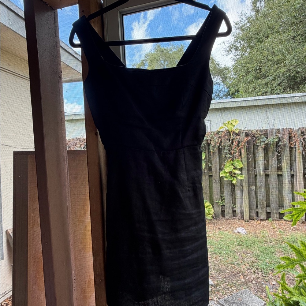 Reformation Classic Black Mini Dress